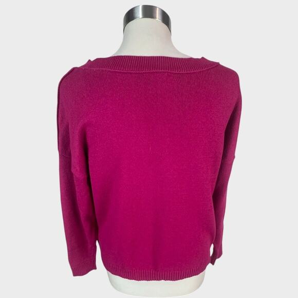 J. Jill XS Petite Purple Pullover Sweater Cotton Polyester - Picture 2 of 6